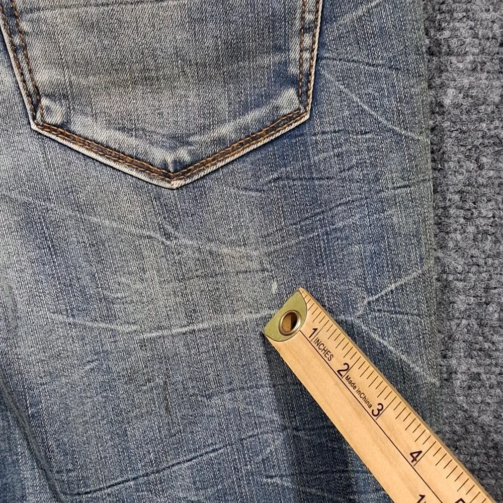 Aeropostale Womens High Waisted Jegging Distressed Ripped Skinny‎ Jeans Blue 8R